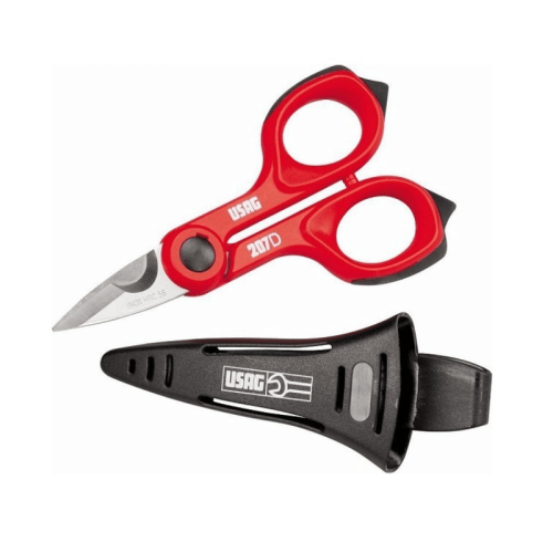 Forbice per elettricista Usag 207 D con lame acciaio inox