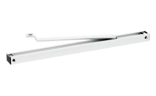 Braccio a slitta con leva per chiudiporta Geze TS 1500 G - - bianco RAL9016