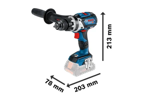 Trapano-avvitatore percussione Bosch Professional GSB 18V-110 C fornito senza batteria