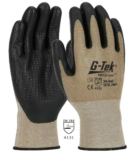 Guanti nylon sabbia Neofoam dorso puntinato - taglia 9