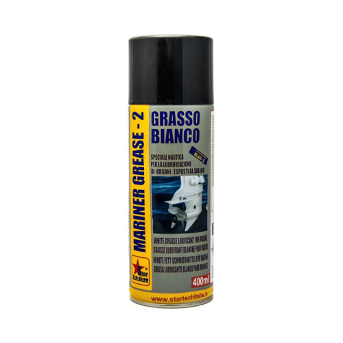 Grasso bianco lubrificante nautico spray MARINER GREASE 400ml