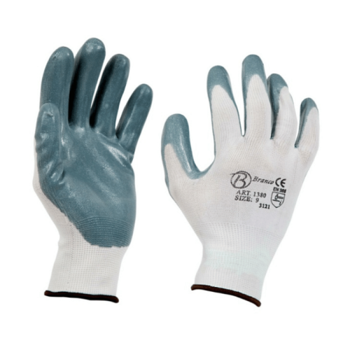 Guanti da lavoro filo continuo nitrile Brado 1380 - TG 8