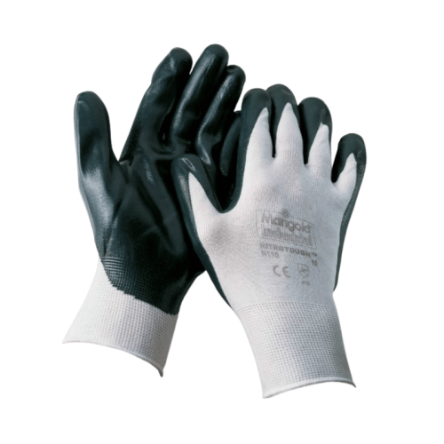 Guanti da lavoro filo continuo spalmato in nitrile Marigold Brado 0188