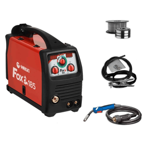 HELVI FOX 185 Saldatrice inverter multifunzione filo continuo e elettrodo MIG - MMA - TIG