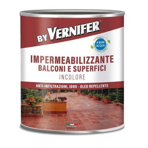 Impermeabilizzante incolore Vernifer Balconi e Superfici 1lt
