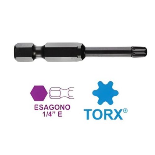 Inserto ad avvitare Fermec Torx Torsion Impact 1/4 L50 mm - TX 10