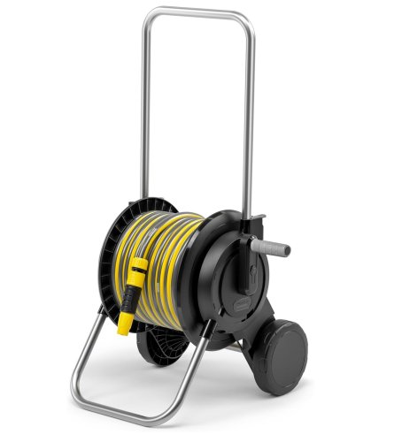 Carrello avvolgitubo per irrigazione giardino 20m di tubo e accessori Karcher HT 2-20