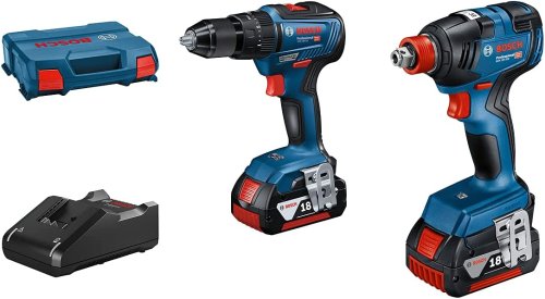Kit avvitatore ad impulsi massa battente Bosch GDX 18V-200 + avvitatore GSB 18V-55