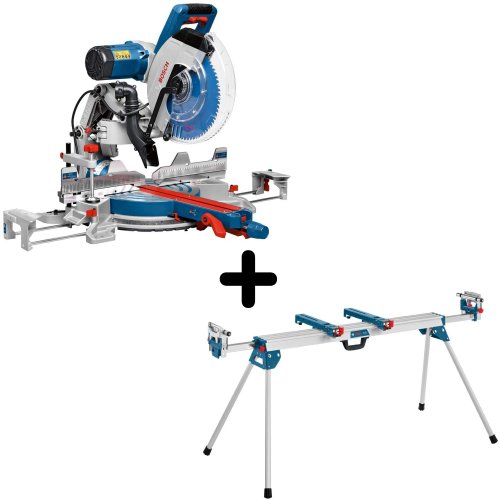 KIT - Troncatrice radiale Bosch GCM 12 GDL + Cavalletto GTA 3800