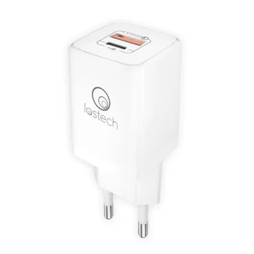 Caricatore rapido 20W con prese USB e TYPE-C Lostech LS-NC08