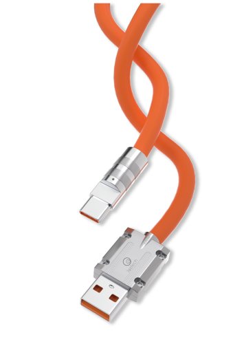 Cavo USB-A / USB-C 1,5m arancio ricarica rapida 120W LOSTECH PREMIUM LS-NB18C
