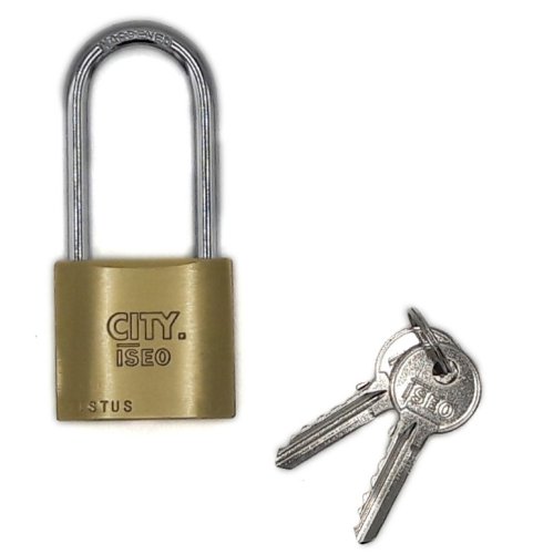 Lucchetto ad arco Lungo ISEO 802 IUSTUS (varie misure) - misura MM25