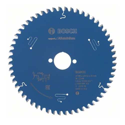 Lama circolare Expert Bosch ø mm 190 z56 foro ø 30 mm taglio alluminio