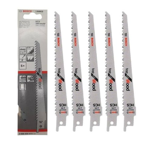 Lame per sega universale Bosch Professional S644D (5 pezzi)