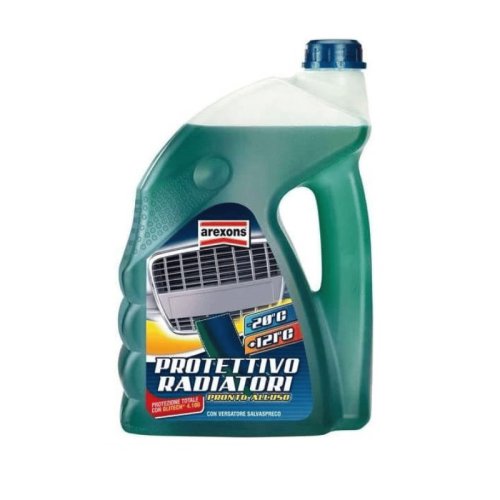 Liquido refrigerante verde Arexons per radiatori autoveicoli fino -20° + 121° tanica 4,5 lt