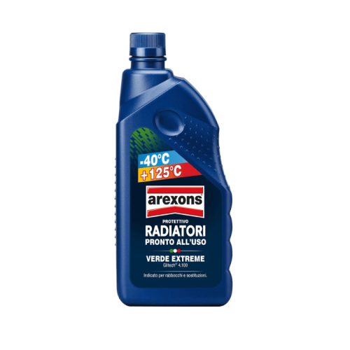 Liquido refrigerante verde per radiatori autoveicoli Arexons 1 litro