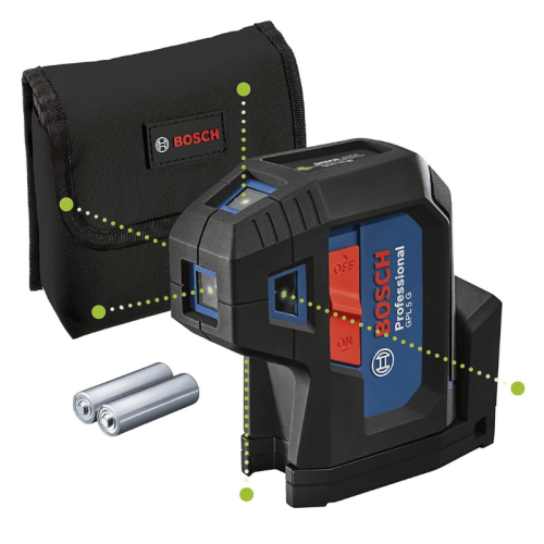 Livella 5 punti laser verdi Bosch GPL 5 G Professional 0601066P00