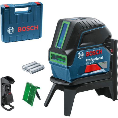 Livella laser combinata raggio verde 15m Bosch GCL 2-15 G Professional + RM1