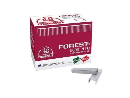 Punti metallici per fissatrici Maestri 110 FOREST 1101205 (5000 pz)