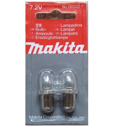 Coppia lampadine 7,2V per torce ML700/702 Makita 192242-1