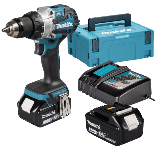Trapano avvitatore con percussione LXT 18V 5Ah Makita DHP489RTJ