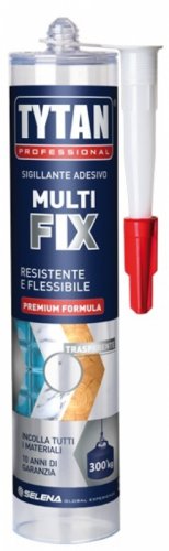 Adesivo di montaggio Tytan Multi Fix Trasparente 290ml