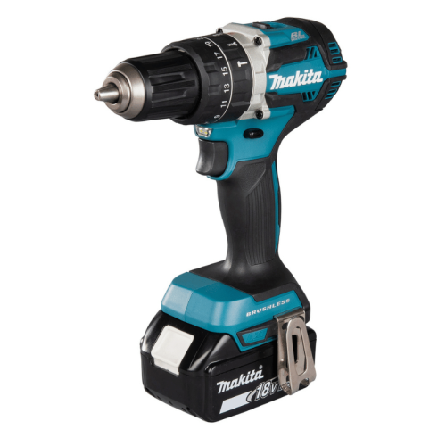 Makita DHP484RTJ Trapano Avvitatore con Percussione LXT con doppia batteria 18V 5Ah
