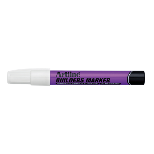 Marcatore pennarello ARTLINE per edilizia superfici grezze punta conica 2,3 mm - - bianco