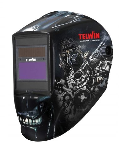 Maschera saldatore LCD Telwin Jaguar Cyborg MMA/MIG-MAG/TIG