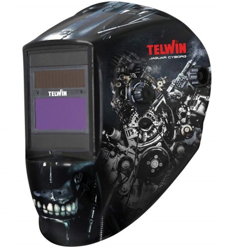 Maschera saldatore LCD Telwin Jaguar Cyborg MMA/MIG-MAG/TIG