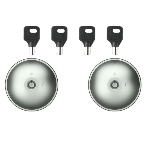 Chiusura lucchetto portellone furgoni Meroni UFO² 8092332415 (2 pz) chiavi KA