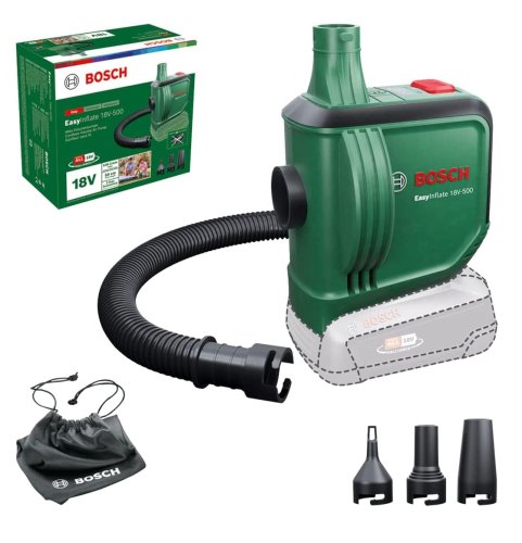 Mini compressore portatile 18V Bosch Easy Inflate 18V-500 (fornito senza batteria)