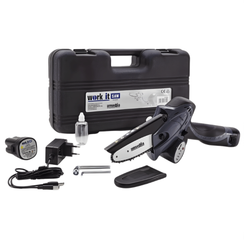 Motosega potatore giardino batteria 16,8V 2,6Ah WORK IT SAW Ausonia 31705 