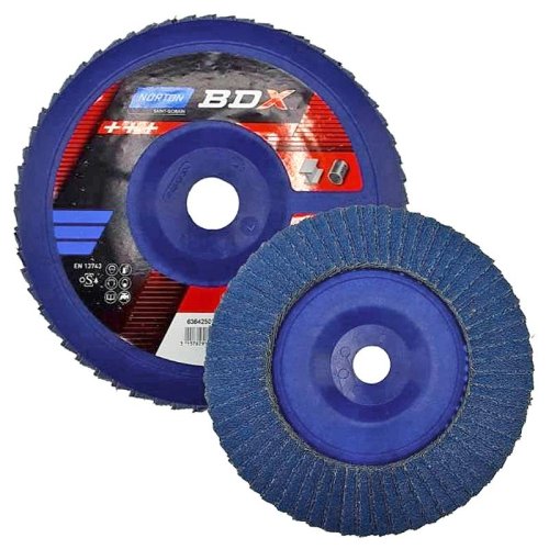 Dischi lamellari per sbavatura NORTON BDX ø 180x22 mm - G 36