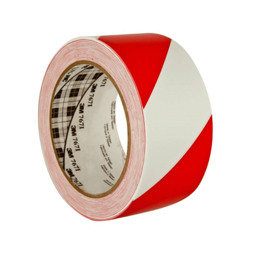 Nastro adesivo di segnalazione rosso bianco 3M 767I mm 50,8 x m33