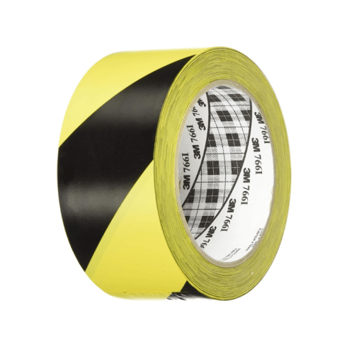 Nastro di segnalazione giallo nero 3M 766I 50,8 mm x 33m