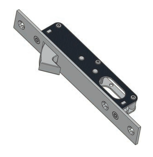 Serratura per montanti solo gancio Omec 356 FR22 mm