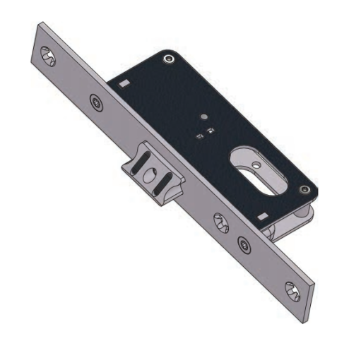 Serratura per montanti solo scrocco Omec 357 FR16 mm
