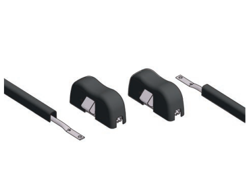 Kit deviatori laterali maniglioni antipanico triplice Omec 6041 nero