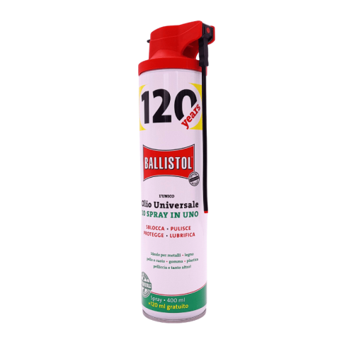 Olio universale spray 10 in 1 Ballistol 400 ml + 120 ml Gratis