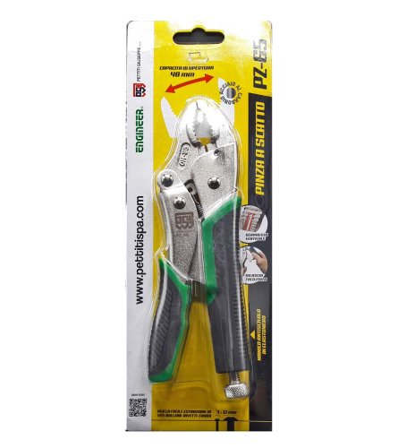 Pinza Grip a scatto mm 190 per estrazione viti PETTITI PZ-65