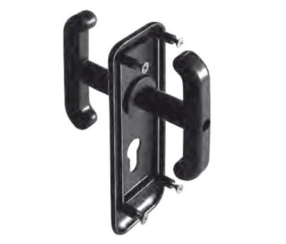 Maniglia per porte basculanti nera PREFER 0433.E800.0000 INT.70 MM