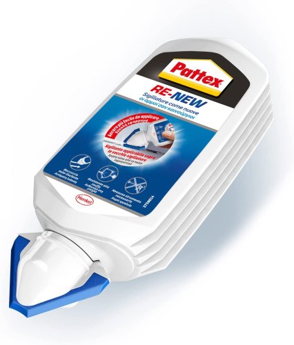 Sigillante bagno e cucina rinnova fughe Pattex RE-NEW bianco 80ml