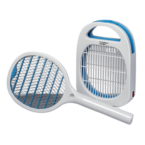 Racchetta e lampada insetticida fulmina zanzare e mosche Plein Air EIN-R