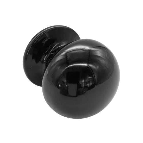 Pomolo in alluminio verniciato lucido Saguatti 869/70 - - nero