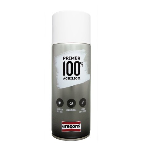 Primer acrilico Arexons fondo antiruggine spray grigio 400ml