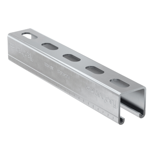 Profilo di montaggio in acciaio zincato Fischer FUS 41/41 2m