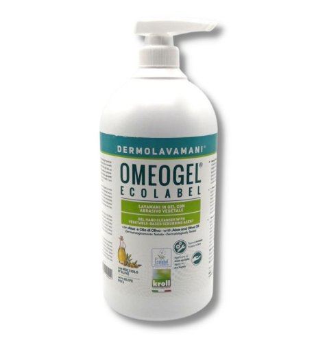 Detergente lavamani gel con Microgranuli Kroll Omeogel 1lt