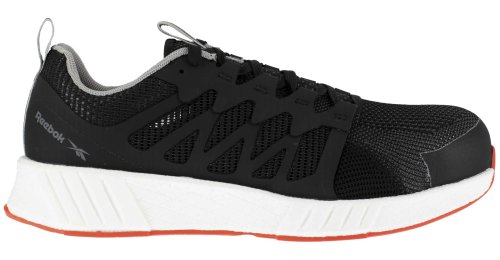 Scarpe da lavoro basse e leggere REEBOK Fusion Flexweave S1P SRC - taglia 41 - colore nero/bianco