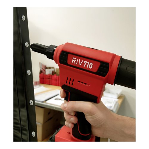 Rivit RIV710 Rivettatrice a batteria 18V 2,0Ah per rivetti fino ø 4,8 mm